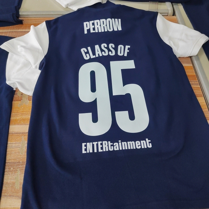 Custom Heat Transfer Number for Soccer Jersey