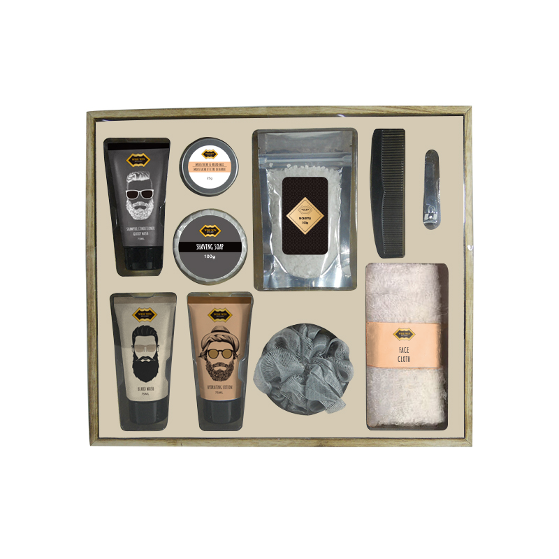 Wholesale Customize Gentleman Father's Day Body Work Bath Gift Set For Men