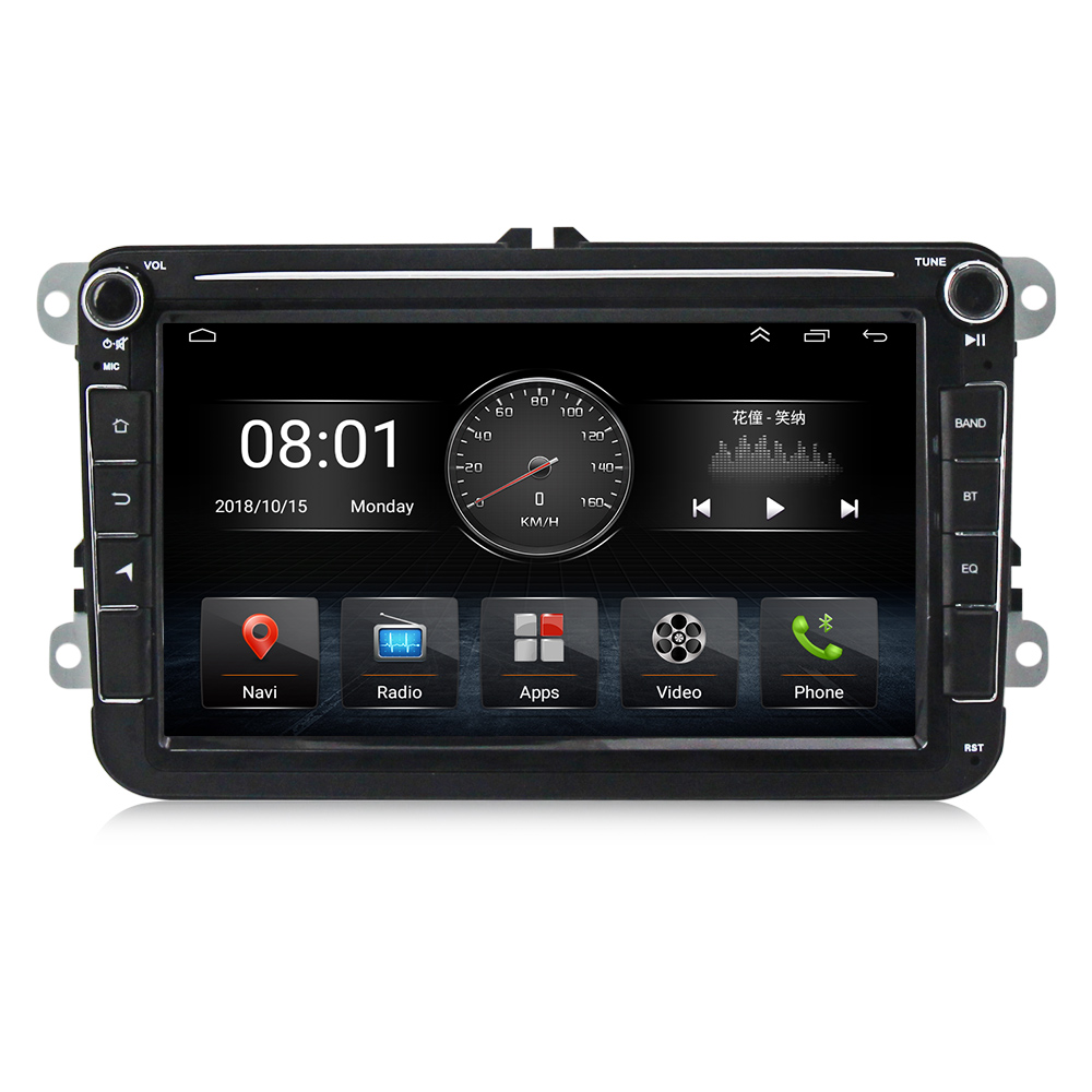 Автомобильный dvd-плеер MEKEDE Android для VW/Volkswagen/Golf/Polo/Tiguan/Passat/b7/b6/SEAT/leon/Skoda/Octavia 1 + 16 Гб GPS BT