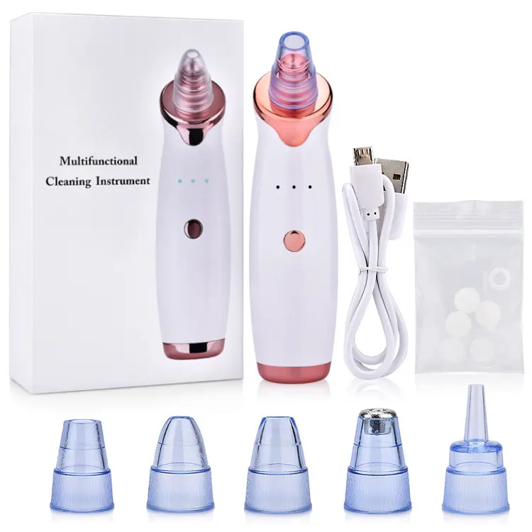 Blackhead Remover Vacuum Ralthy Electric Blackhead Removal Tools Pore Cleaner Extractor Fast USB Rechargeable Pore Vacuum