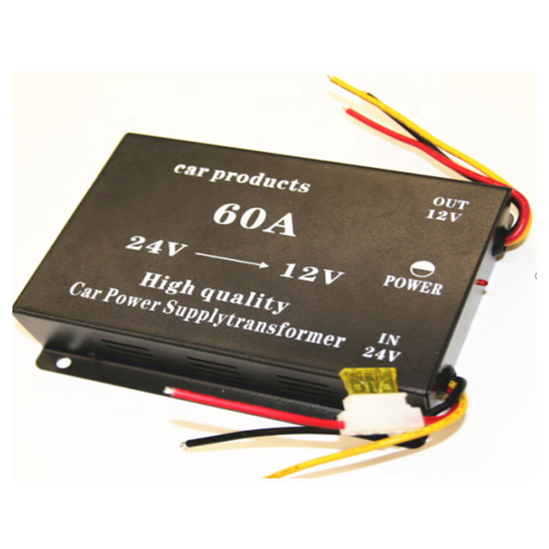 DC 24V to 12V трансформатор 60A конвертер
