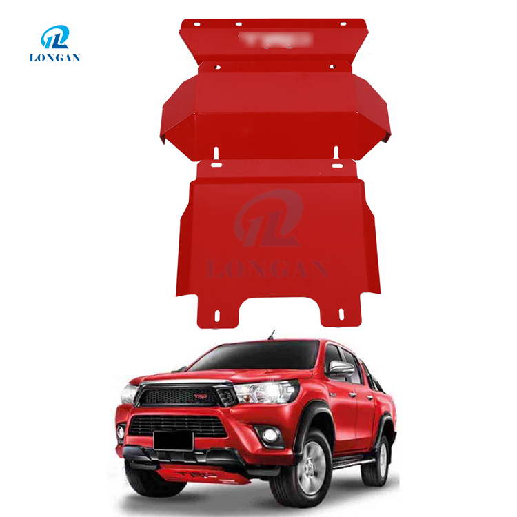 Защитная противоскользящая пластина двигателя cusrom 3 мм для 2015 + HILUX REVO