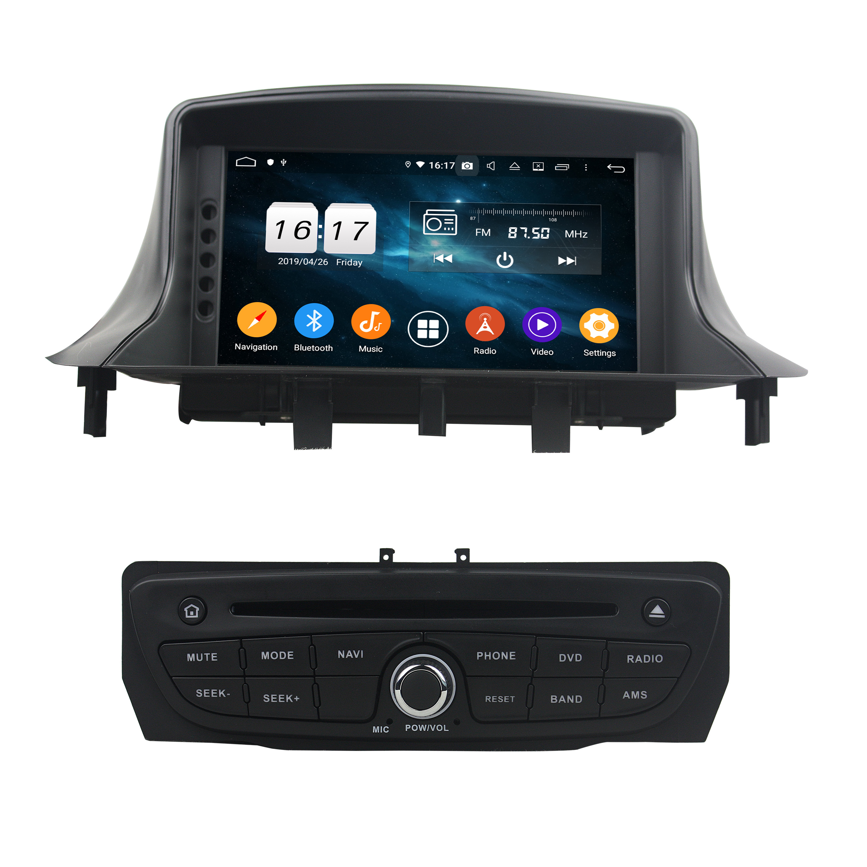 Автомобильный радиоприемник, стерео видео мультимедийный плеер RDS TPMS OBD DAB wifi RDS gps для Megane III Fluence 2009-2016
