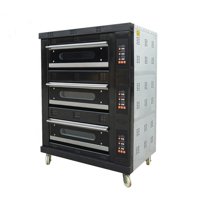 Digital Industrial Bread Gas Pizza Picture Bakery Baking Oven with CE certificate