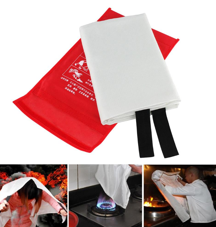 Fireproof Fiber Glass Fire Suppression Blanket