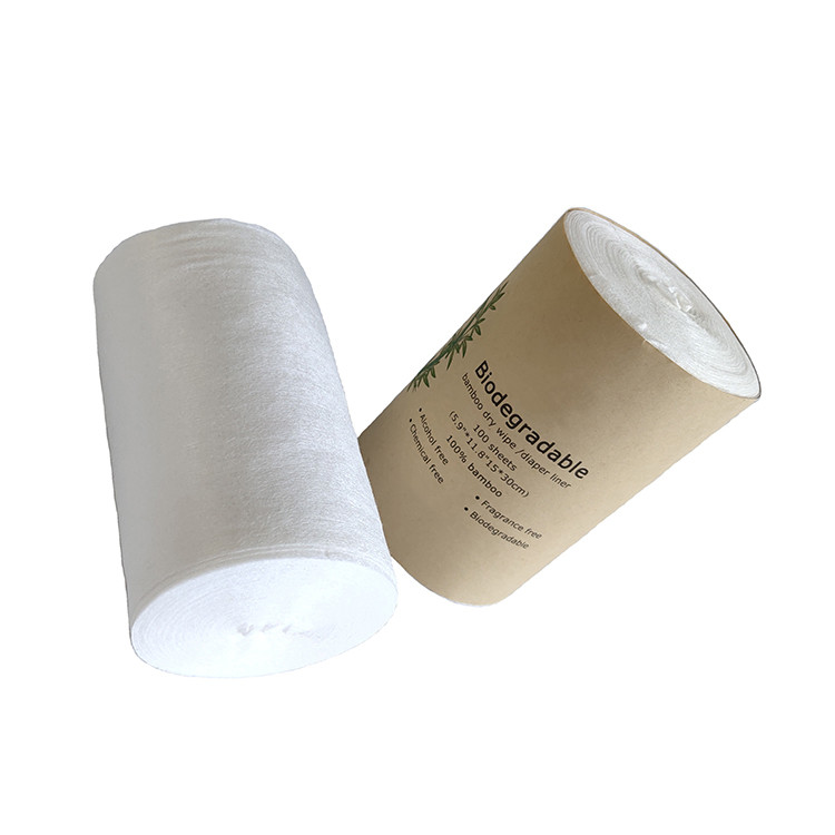 spunlace nonwoven bamboo disposable cloth diaper liners natural soft