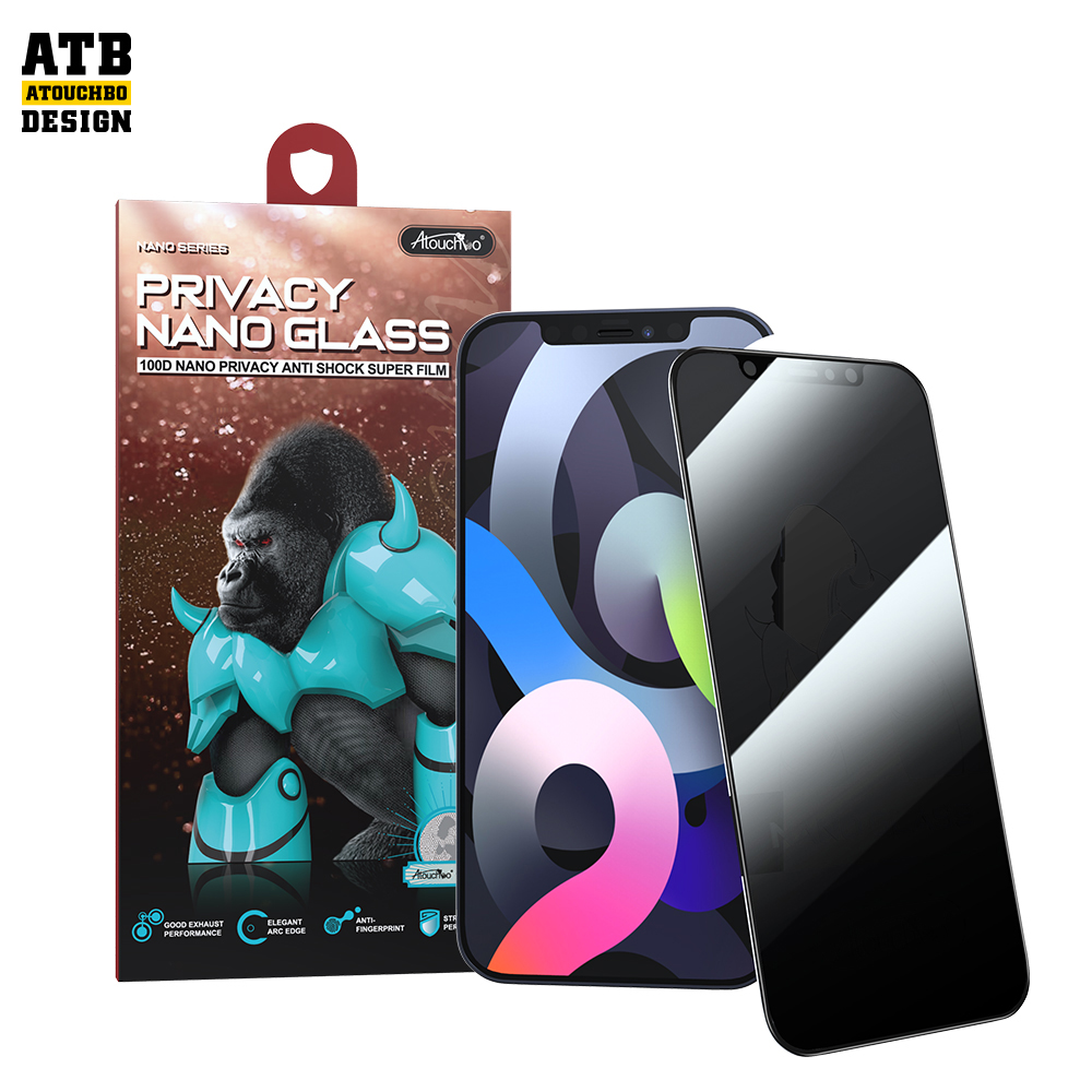 Atouchbo Nano противовзрывная противошпионская Защита экрана для Iphone 14 Pro Max 100D Anti Peep Nano для Iphone 14 13 защита экрана