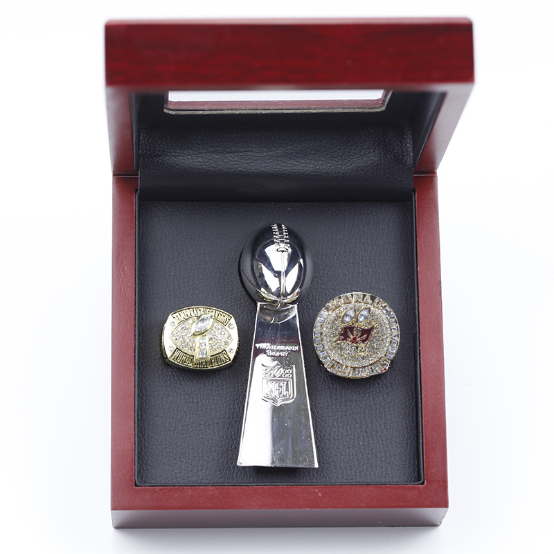 2002-2020 Tampa Bay Buccaneers TB Square NFL чемпионское кольцо 2 шт. плюс набор трофеев