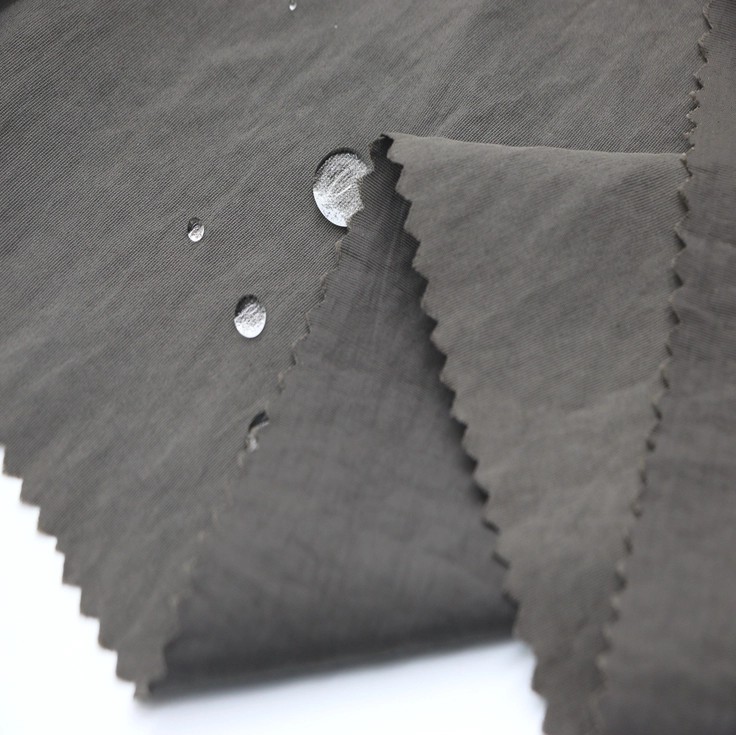Waterproof Crepe Nylon Taslon Fabric Waterproof Breathable 70D Nylon Taslan Fabric