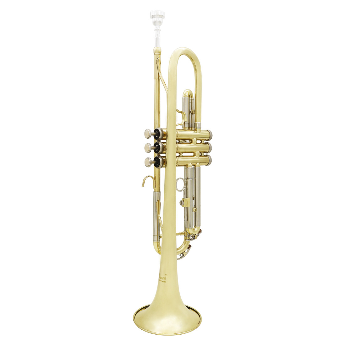 Wholesale price custom Bb Tone B flat Gold Lacquer professional Trumpet OEM brasswind musical instrument for sale