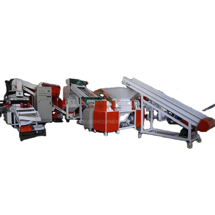 Stable Output 800KG/H copper wire granulator machine aluminium cable separating machine BS-N130 popular in india
