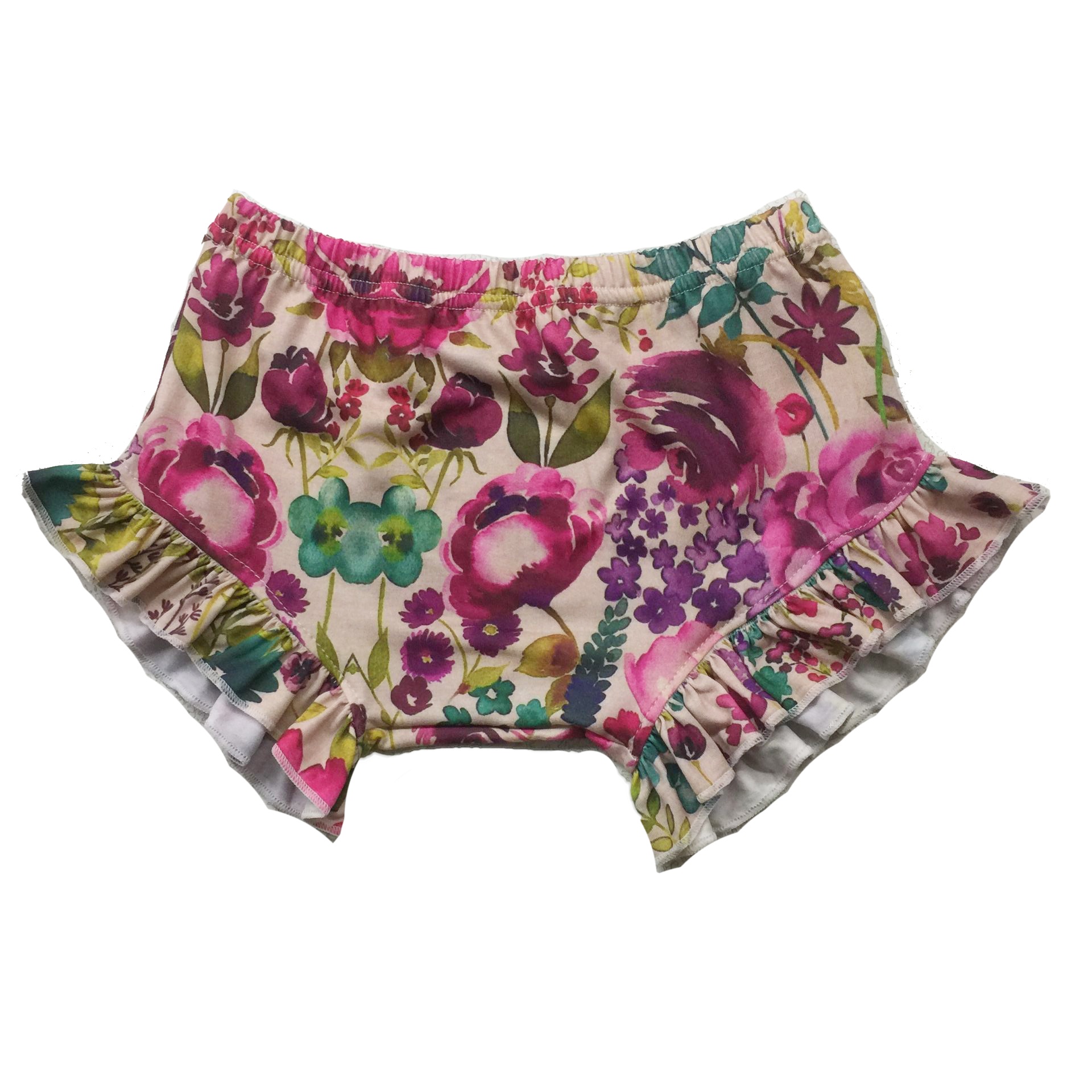 2020 unisex infants&toddlers milk silk spring flower topic ruffle baby underwear