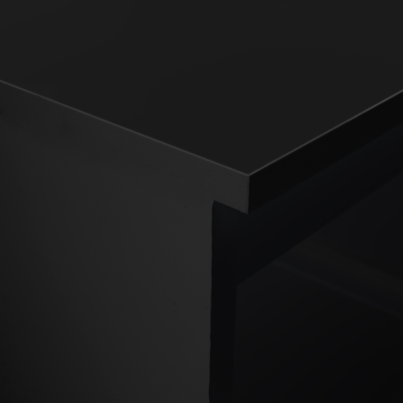 TV Cabinet Wholesale  Black TV Stand with LED Lights