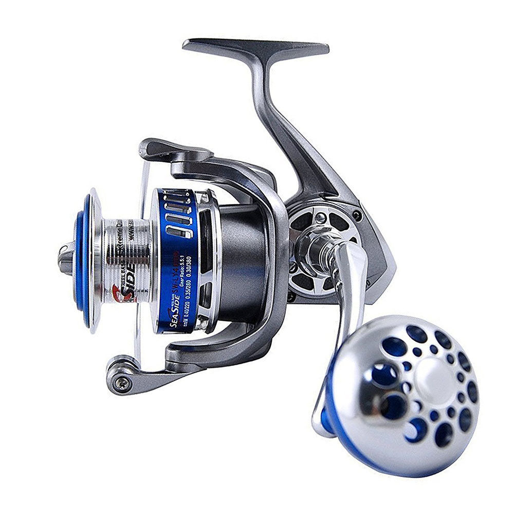 High Quality 12+1 BB Saltwater Spin-ning Reel Right Left Handed Metal Fishing Reel MX4000-7000