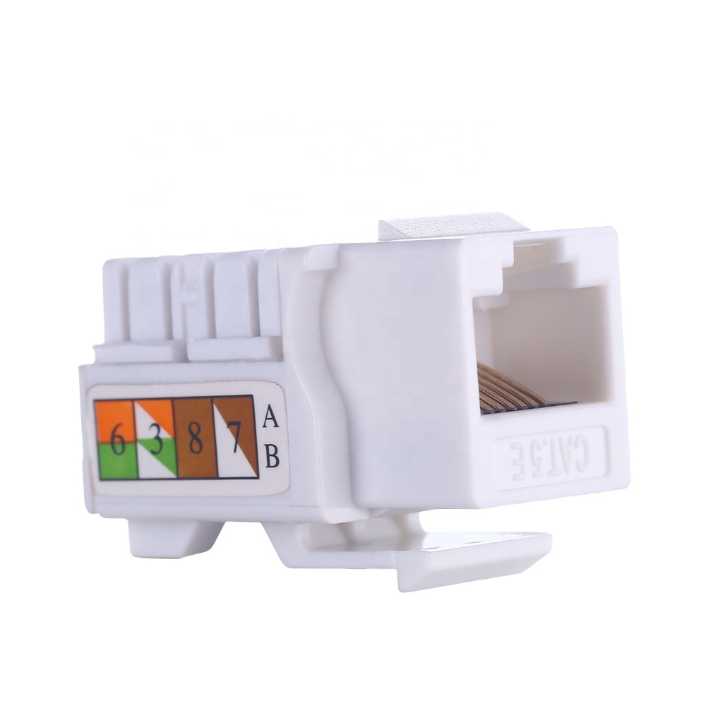Высококачественный модульный разъем rj45 90 градусов utp cat5e keystone jack