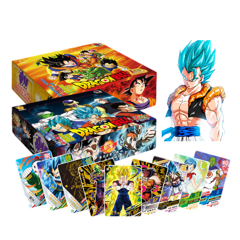 Горячая Распродажа! Супер TCG/запечатанные пакеты копилок Dragon Ball Аниме фигурки редких торговых коллекций открыток