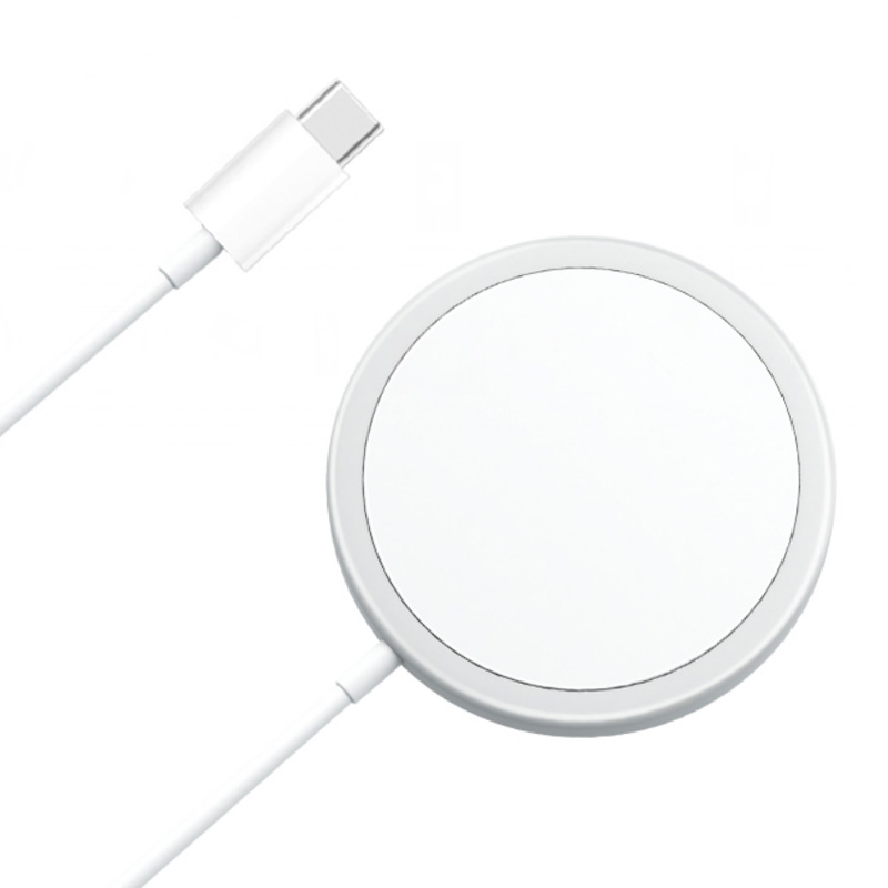В наличии на заказ Apple Magsafe 15 Вт магнитное быстрое Qi Беспроводное Magsafing зарядное устройство для iPhone 12 Mini Pro Max