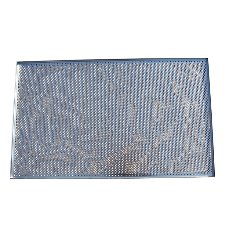 304 food grade stainless steel bakery perforated oven baking tray / sheet pan/drying tray for fruit and vegetables dehydration