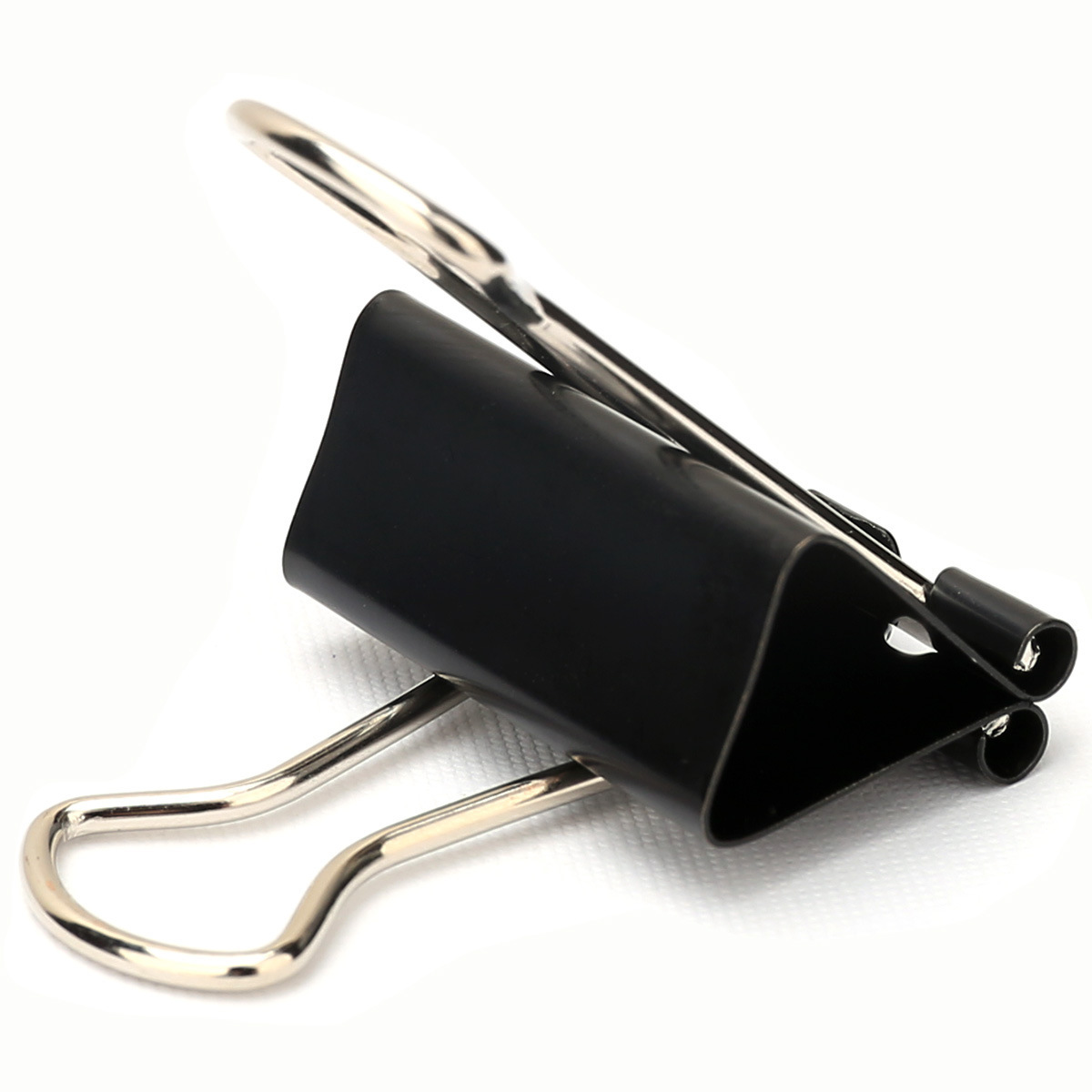Small MOQ High Quality Black Nickle Metal Binder Clip in Different Sizes Document Clip