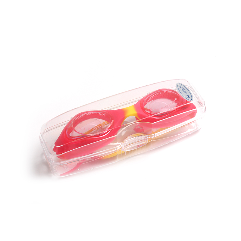 Hot Style Tempered Glass Premium Swim Glasses Colourful Childrens Swimming Goggles