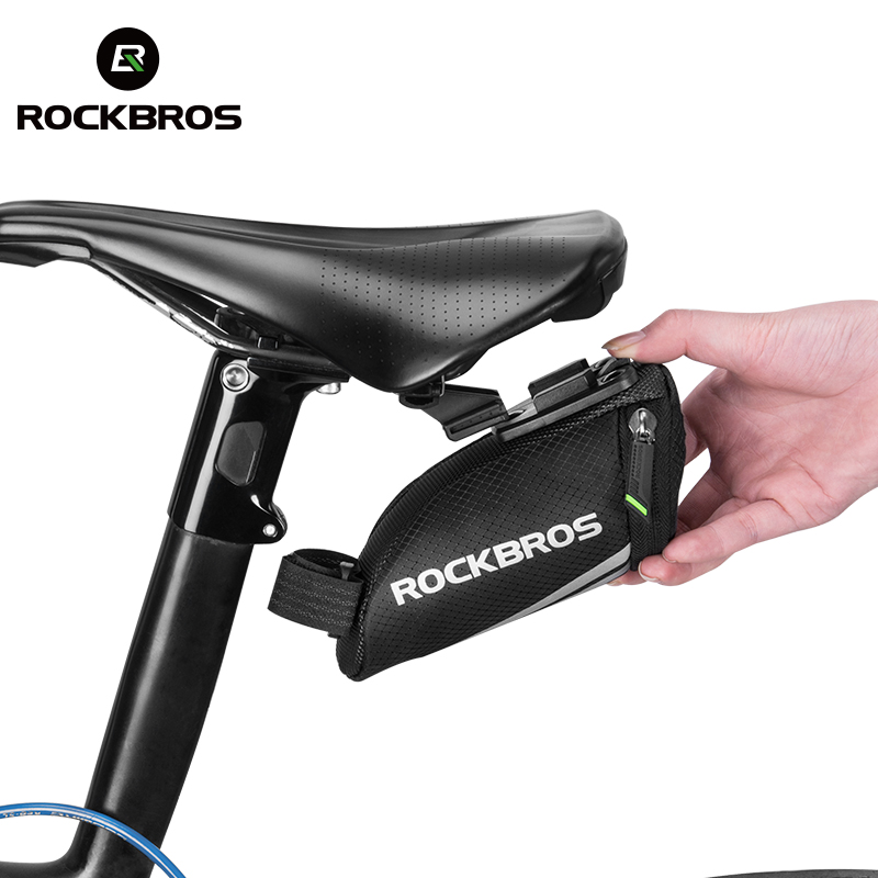 Велосипедная мини-сумка ROCKBROS, портативная Светоотражающая нейлоновая седло для подседельного штыря, аксессуары