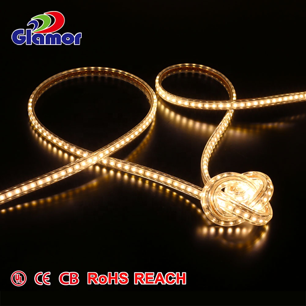 CE Ultra Soft LED Strip Light 50m SMD2835 Single Line  Light Diffusing Tape with IP65 Waterproof