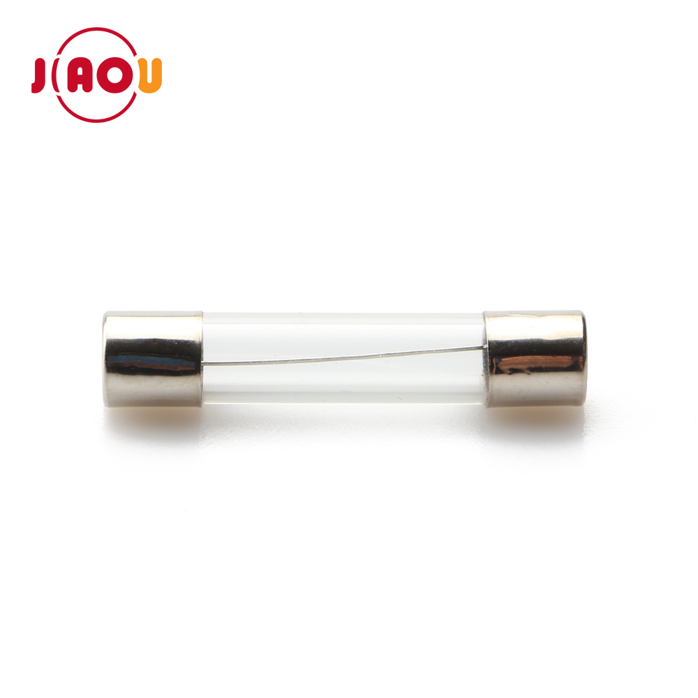 JIAOU 0.1A-30A 250V 6X30 mm Fast Blow Glass Fuse Tube