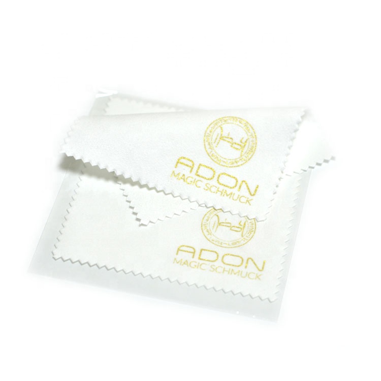 Custom logo printed Microfiber Jewelry Glasses Watch Sunglasses Eyeglasses Lens Cleaning Cloth