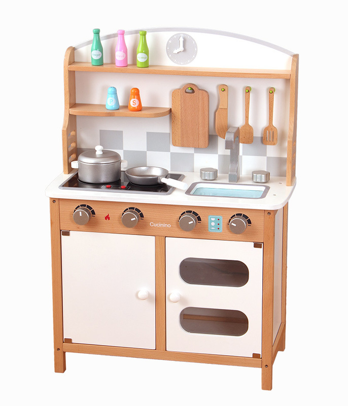 Amazon горячие продажи montesoori Детские ролевые игры Кухня Кулинария игры для детей деревянный набор кухонных игрушек для игры для девочек, комплект детской одежды