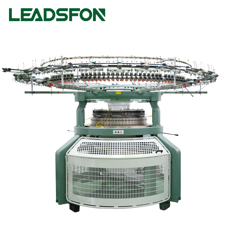 Конкурентоспособная цена, высокое качество, вязальная машина Leadsfon Double Jersey Circle