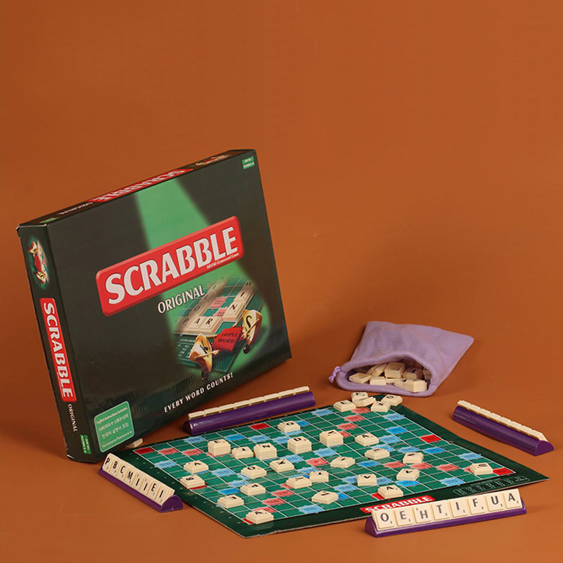 New Learn English Word Intelligent Plastic Scrabbles Tiles Board Game