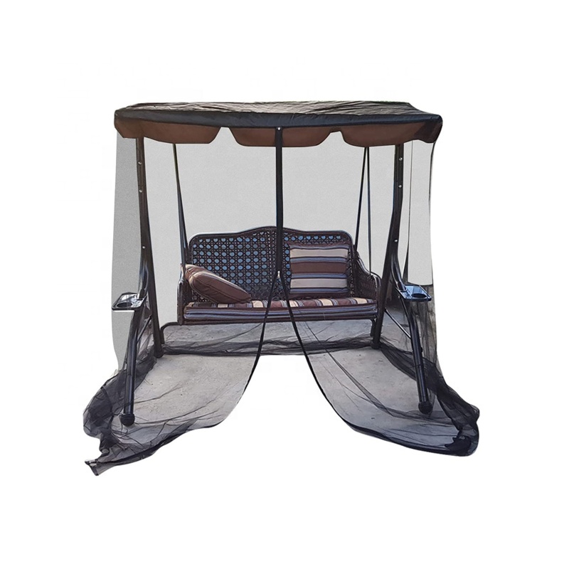 2021 new design waterproof Outdoor Patio Garden foldable swing anti mosquito net