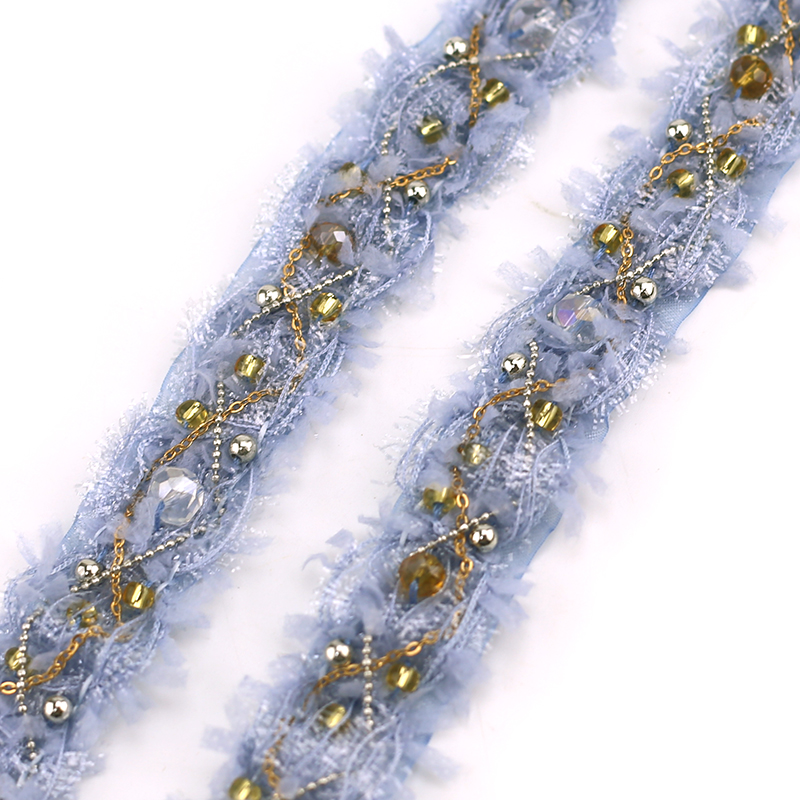 fancy beading lace trims handmade beading trims garment clothing dress home textile accessories