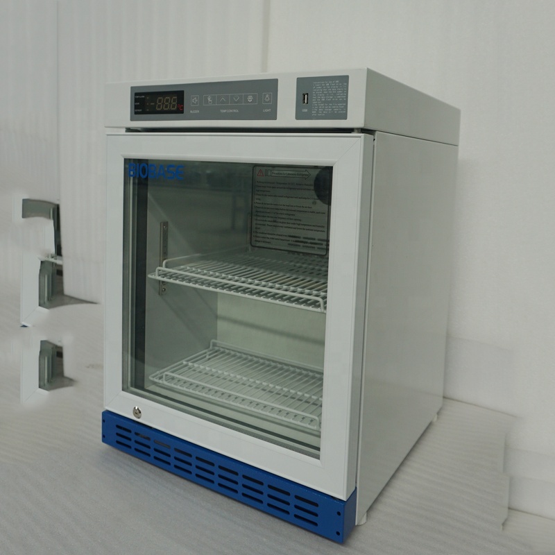 BIOBASE 50L мини емкость 2 ~ 8 градусов Цельсия лабораторный холодильник BPR-5V50(G)