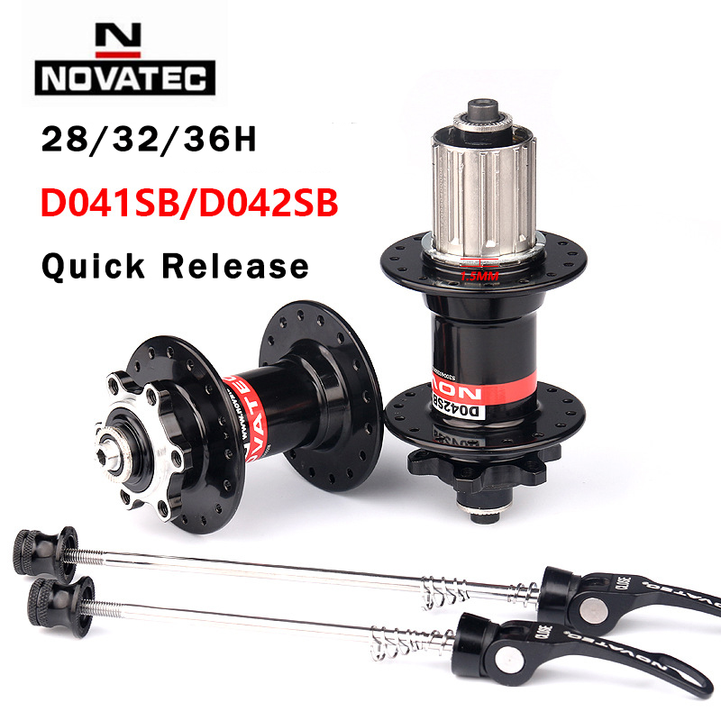 Novatec D041SB D042SB 4 подшипника MTB Hub QR 28 32 36 отверстие 8/9/10/11 скоростной дисковый тормоз Горный велосипед втулки
