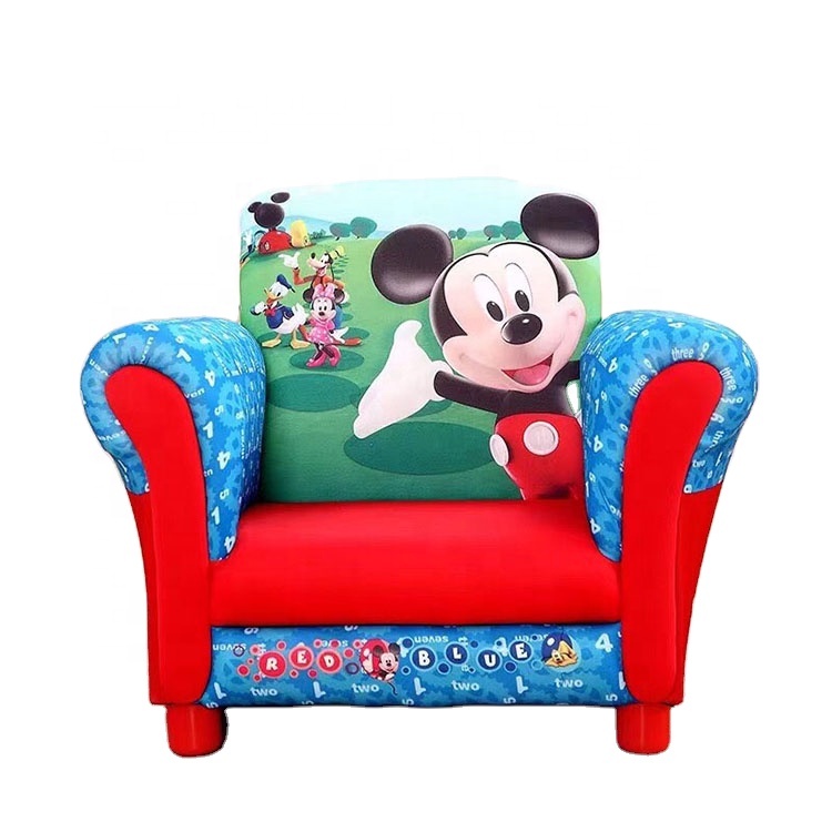 Лидер продаж 2020, мягкий детский диван Micky с мультяшным рисунком, детский современный диван