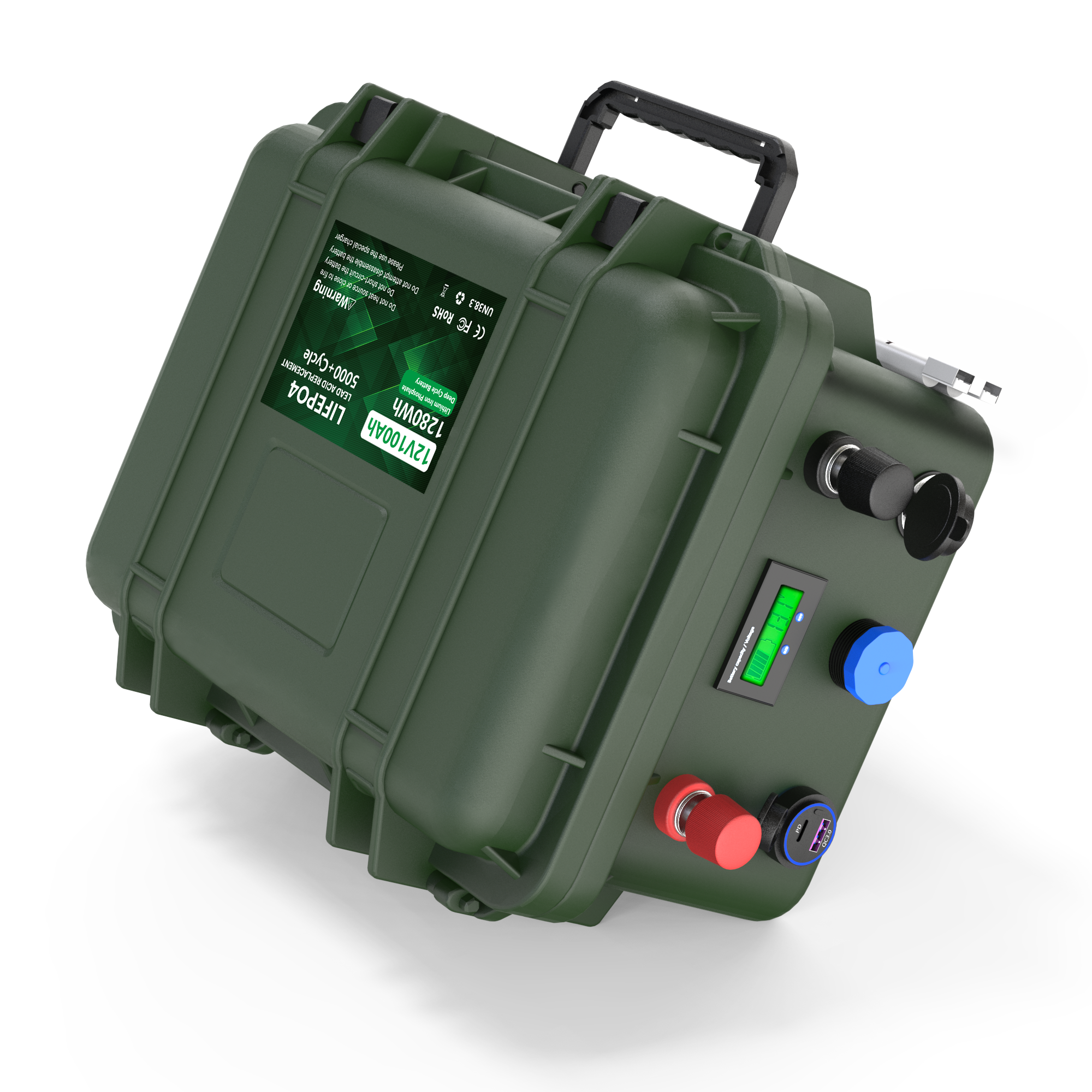 CERRNSS Smart BMS Lifepo4 Battery 12V 200Ah Lithium for 12V 400Ah 600Ah Golf Cart Boat RV Van Camping Trolling Motor Home Solar