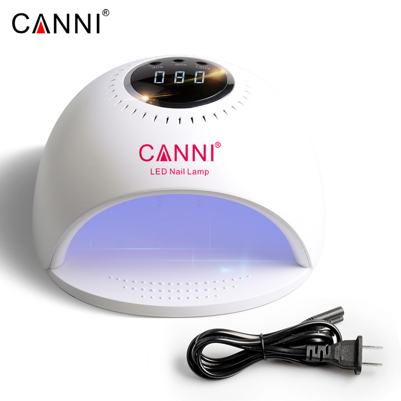Светодиодная лампа CANNI 84 Вт, устройство для быстрой сушки гель-лака для ногтей 110 В/220 В, УФ гель-лампа 30s, 60s, 120s с вилкой для США и ЕС