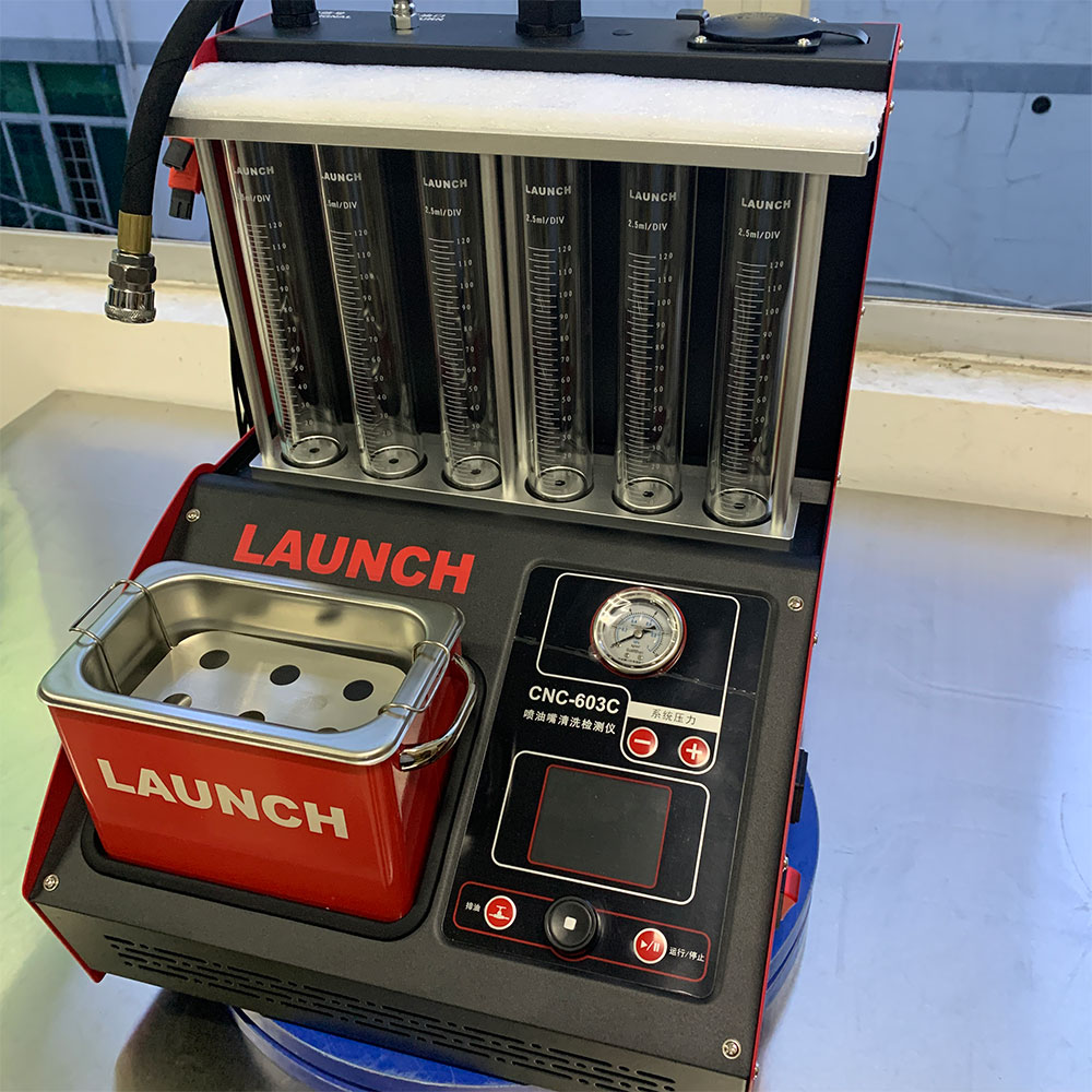 New Metal Material 220V CNC-603C Injector Cleaner Fuel Injector Tester Cleaning Machine Testing Bench