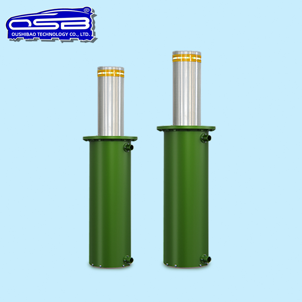 Factory wholesale Semi automatic bollard stainless steel automatic remote control parking bollard safe Road bollards