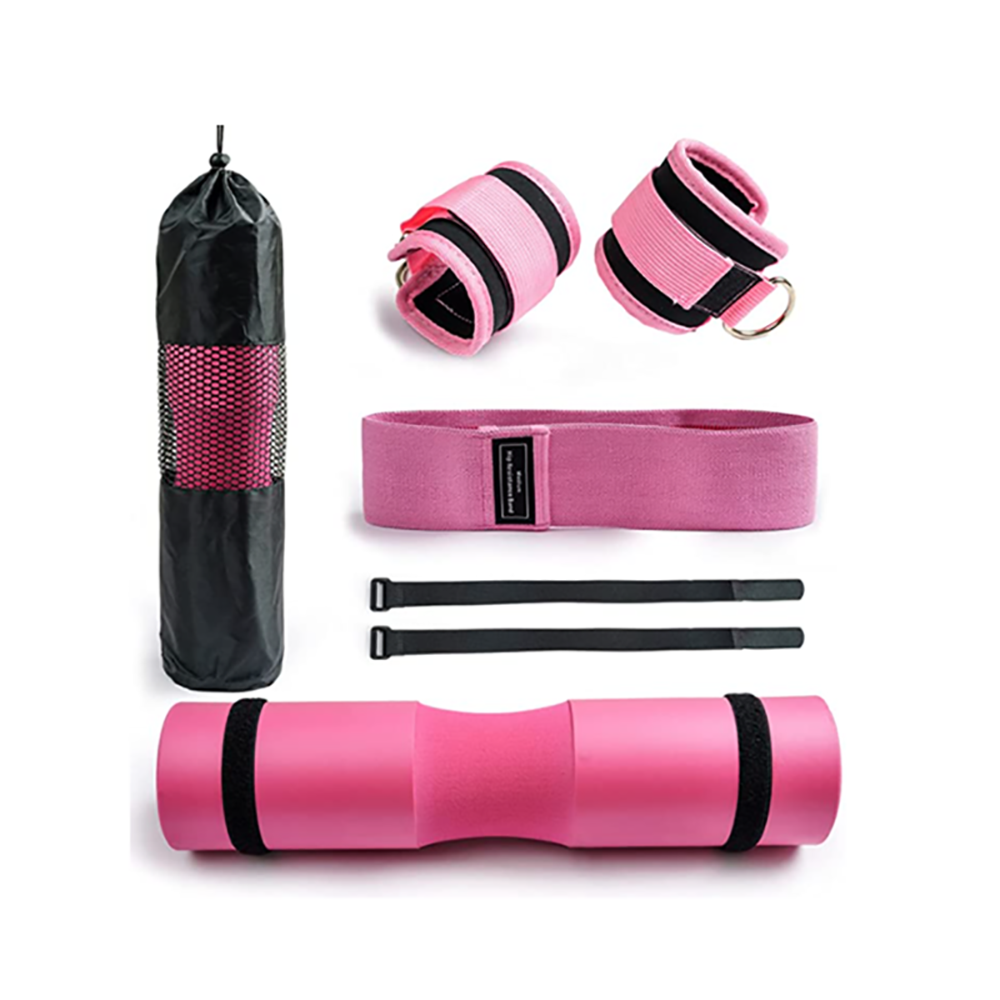 Barbell Pad for Squats Lunges Hip Thrusts Safety Straps Gym Ankle Straps Bands OEM Home Exercise
