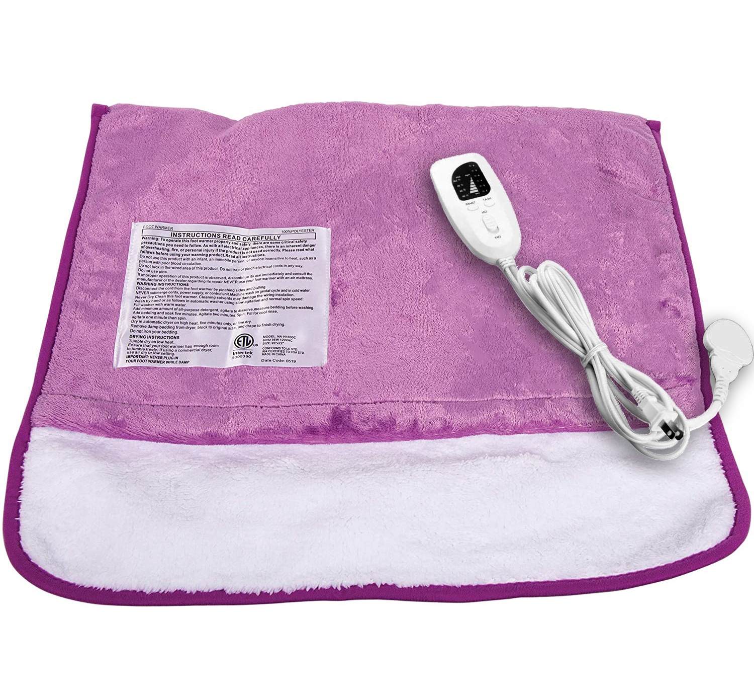electric heated foot warmers for men and women with Fast Heating Technology