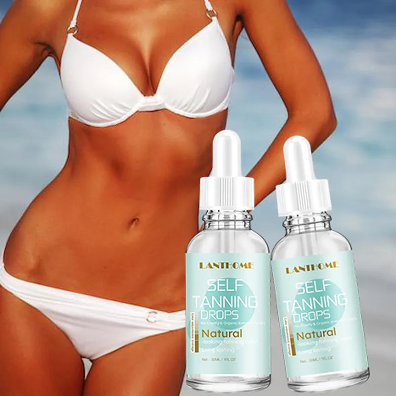 Wholesale Best Indoor Nasal Tanning Cream Organic Oil Skin Tan Drops Accelorator for Sunbed