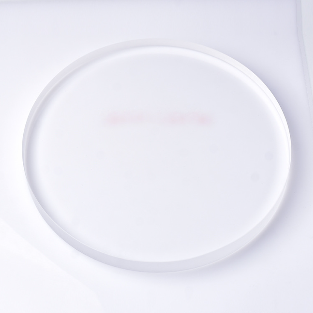 In stock wholesale quartz plate thick bottom round quartz plate high permeability optical quartz glass sheet mirros sheet