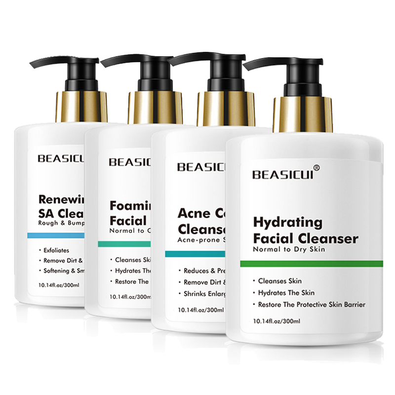 Foaming Facial Cleanser Makeup Remover and Daily Face Wash for Oily Skin Fragrance free deep facial cleanser