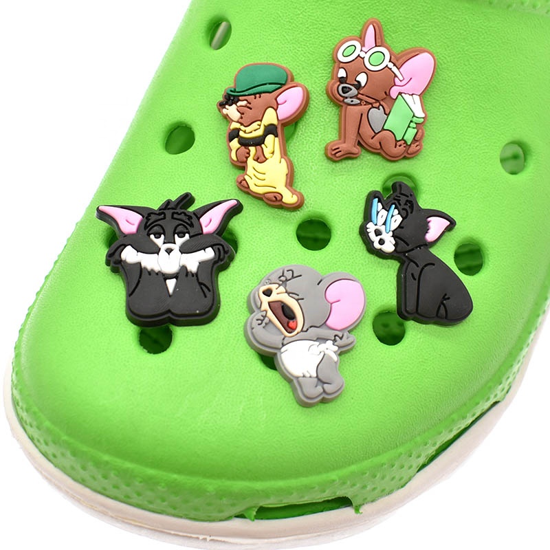 Крутые Подвески croc аниме, подвески для обуви, подвески для кошек и мышей, подвески croc