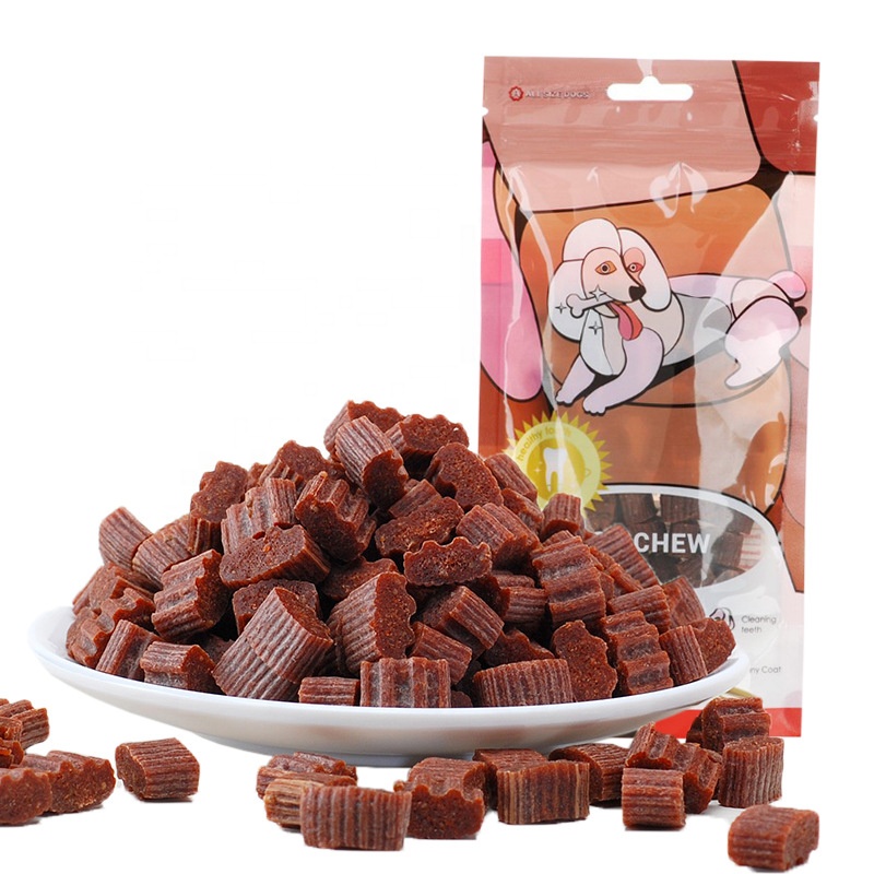 Заводские поставки Oem, закуска для домашних животных со вкусом говядины, 100 г, питание, закуски для собак, закуска для питомцев