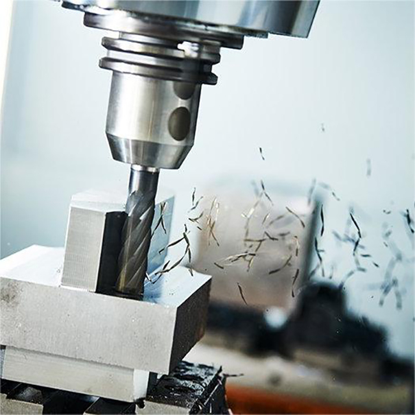 ZHY Factory Wholesale Solid Carbide 4 Flutes End Mill Cnc Cutter Square tool Sets HRC55 Milling Tools Cutters
