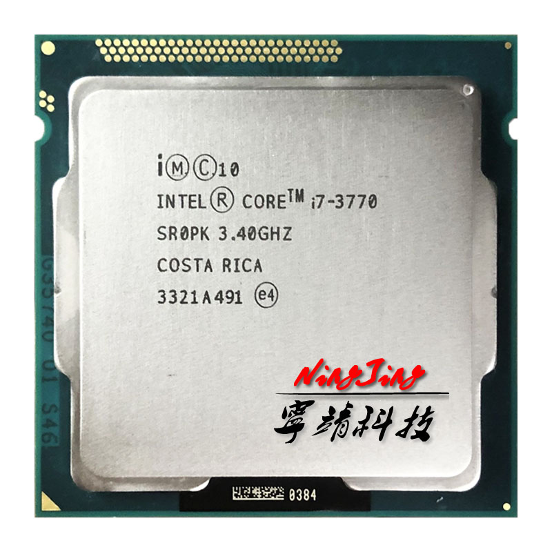 Процессор Intel Core i7-3770 i7 3770 3,4 ГГц четырехъядерный восьмипоточный процессор 8 Мб 77 Вт LGA 1155