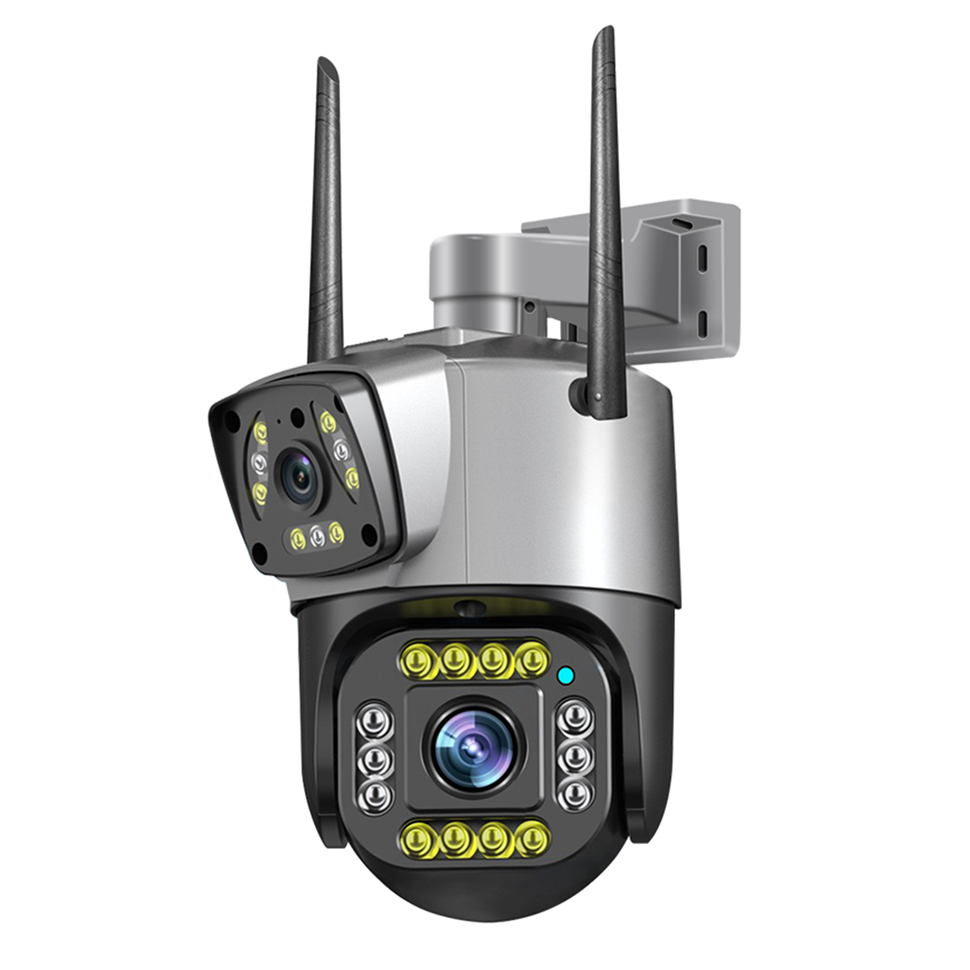 Ptz wifi wi fi ip Двойная камера с двойным объективом наружная, беспроводная wifi ptz камера наружная, cctv Беспроводная камера wifi уличная камера